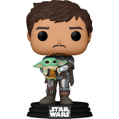 Ігрова фігурка FUNKO POP! серії Мандалорець МАНДАЛОРЕЦЬ З ГРОГУ Funko 54525