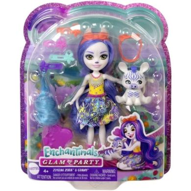 Игровой набор Гламурные прически Зебры Земеры Enchantimals HNV28
