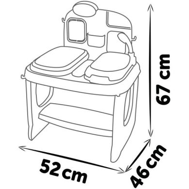 Игровой набор Центр по уходу за животными с пандой, 18 аксес., 52х46х67 см SMOBY 340406