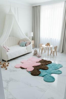 Килимок Nattiot Ведмедик Тедді коричневий 80 x 100 см 1040213357