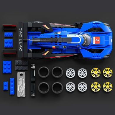 Колекційна машинка-конструктор Cadillac серії Speed Mattel Brick Shop JFR89