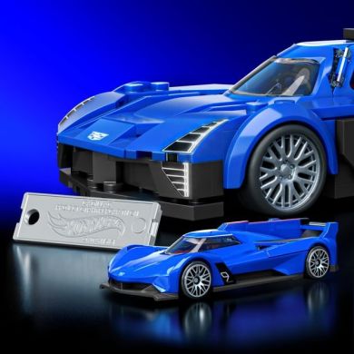 Колекційна машинка-конструктор Cadillac серії Speed Mattel Brick Shop JFR89