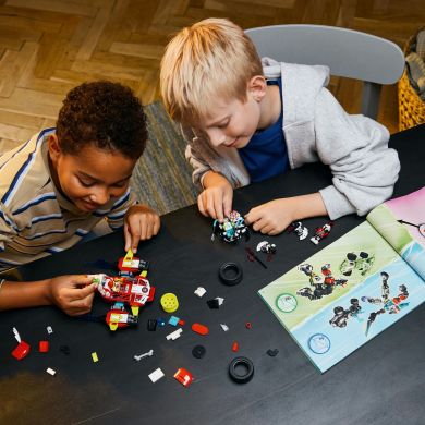 Конструктор Робот-тигр Купера та Хот-род авто Зеро LEGO DREAMZzz 71497