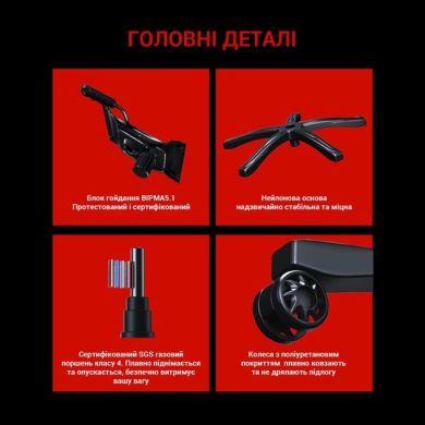 Кресло игровое Anda Seat Luna Black Size L AD18-44-B-PV/C