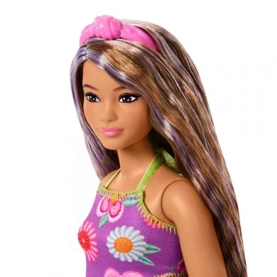 Лялька Barbie Модниця яскраві квіти JJN57