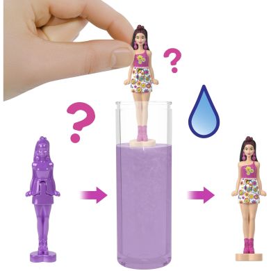 Миникуколка-сюрприз Barbie Color Reveal серии Mini BarbieLand &ndash; радужные и стильные JCR08