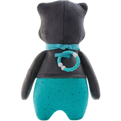 Мягкая игрушка для сна MyHummy Teddy Bear Max датчиком сна 5907637944484, Графитовый