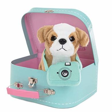 М'яка іграшка Studio Pets Бульдог 16 см у валізі 6229