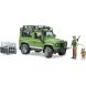 Набор игрушечный автомобиль Land Rover Defender с фигуркой лесника и собаки Bruder 02587