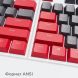 Набір кейкапів DARK PROJECT PBT KS-42 ENG/UA/RU червоно-сірі DP-KS-0042
