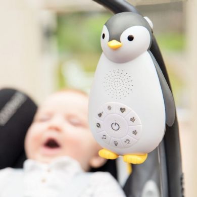 Нічник і музичний бокс Zazu Zoe Пінгвін Сірий ZA-ZOE-01, Сірий