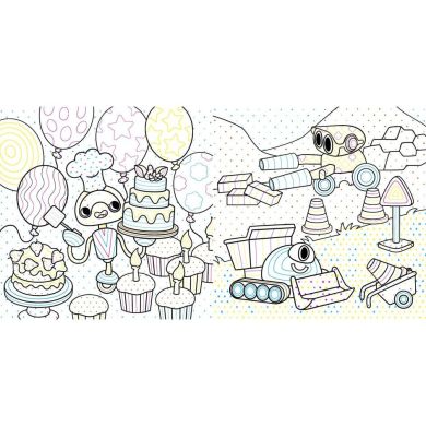 Нові водяні розмальовки: Роботи (у) Ranok Creative 483703