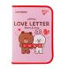Папка факультативная A4 пласт на молнии Line Friends с внутрь карманом YES 492108