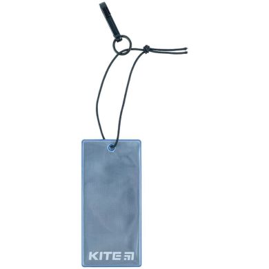 Подвеска мягкая светоотражающая, прямоугольная, синий индиго Kite K23-109-5