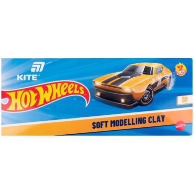 Пластилін восковий, 18 кольорів, 360 г. Hot Wheels Kite HW25-085