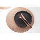 Плейсмат для сервірування CAPELINNI коло, 38 см, рожеве золото ZICZAC ZZ0534ROSEGOLD