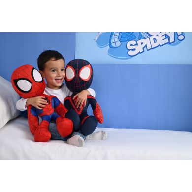 Плюшевая игрушка Nicotoy Disney Майлз Моралес, глаза светящиеся в темноте, 50 см, 12 мес.+ 587 5820NPB
