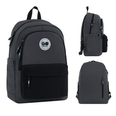 Рюкзак GoPack Education Teens 141L чорний, сірий GO26-141L-4