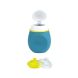 Силіконовий поїльник Beaba BabySqueez 2 в 1 блакитний 912621, Блакитний
