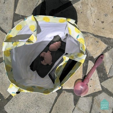 Сумка для пляжу, 45x35x13 см Лимони Maison Petit Jour CI569P