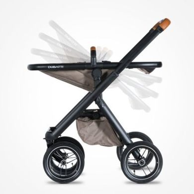 Універсальна коляска 2 в 1 Dubatti One Marble Black 583127-MB