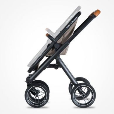 Універсальна коляска 2 в 1 Dubatti One Marble Black 583127-MB