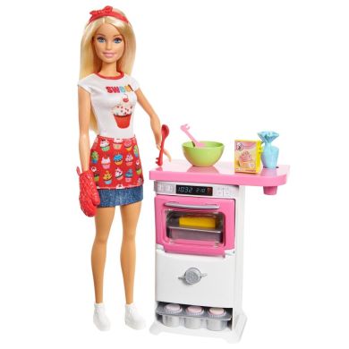 Игровой набор Barbie Барби ПекарьFHP57