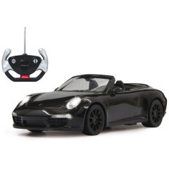 Автомобиль на радиоуправлении Porsche 911 Carrera S 1:12 черный, 27 МГц Rastar Jamara 403085