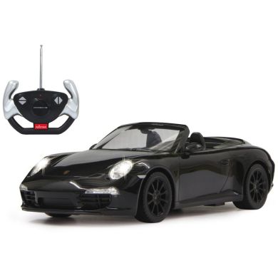 Автомобиль на радиоуправлении Porsche 911 Carrera S 1:12 черный, 27 МГц Rastar Jamara 403085