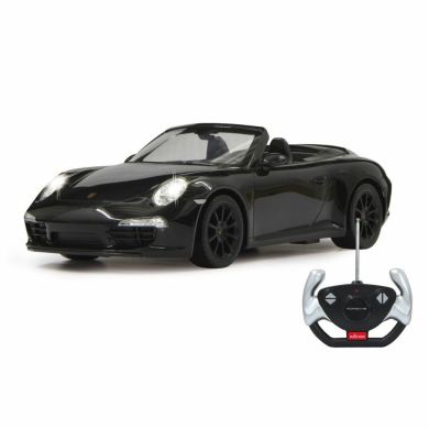 Автомобиль на радиоуправлении Porsche 911 Carrera S 1:12 черный, 27 МГц Rastar Jamara 403085