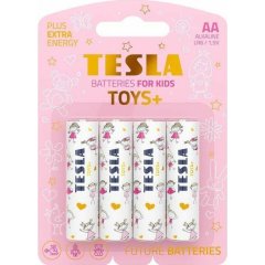 Батарейки Tesla «Toys Girl» лужні, AA «LR06» Blister Foil 4 шт 8594183397764