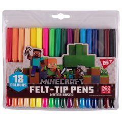 Фломастеры Yes 18 цветов Minecraft 650549