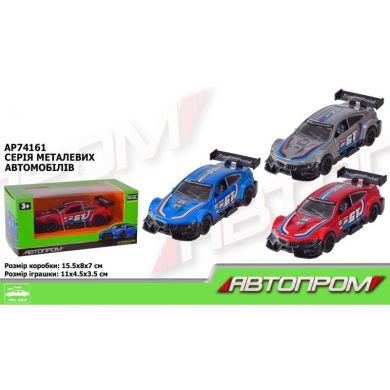 Игрушка машина арт.AP74161 АВТОПРОМ 1:36 3 цвета в кор.15*8*7см
