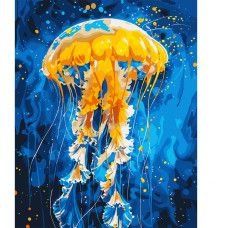 Картина за номерами SANTI Танець медузи, 40*50см, LED підсвітка 955067