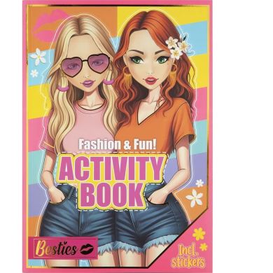 Книга для творчості &laquo;Мода та розваги&raquo; з наліпками Besties 990201 Besties 990201