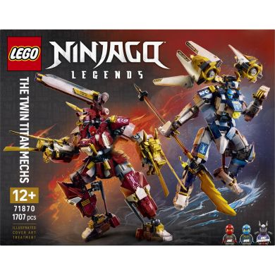 Конструктор Близнецы работы-Титаны Lego Ninjago 71870