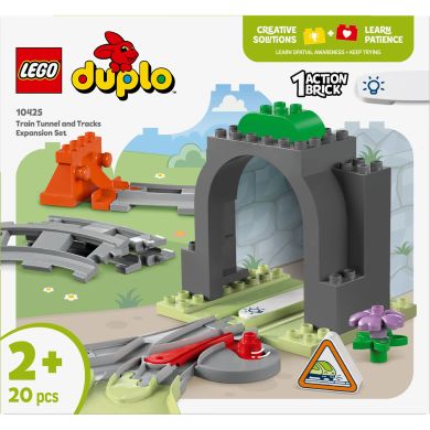 Конструктор Додатковий набір. Залізничний тунель і колії LEGO DUPLO Town 10425