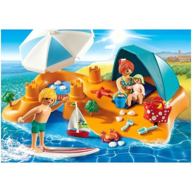 Конструктор Playmobil Пляжный день с семьей 9425