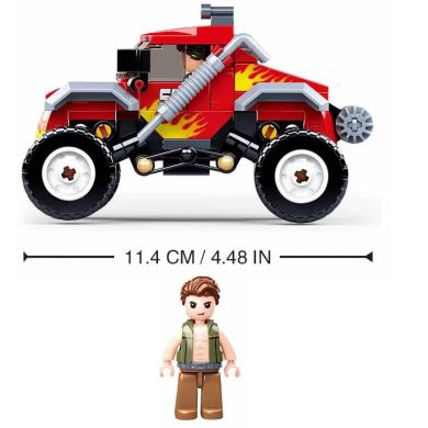 Конструктор SLUBAN M38-B1105 Town: Внедорожник, 150 деталей