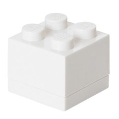 Чотирьохточковий білий міні-бокс для зберігання Х4 Lego 40111735