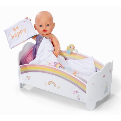 Ліжечко для ляльки BABY BORN СОН НА ВЕСЕЛЦІ (звук, світло, з постільною білизною) 835999