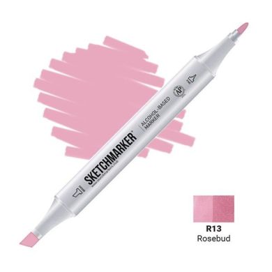 Маркер спиртовой двухсторонний, Бутон розы, Sketchmarker SM-R013