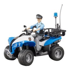Квадроцикл игрушечный Bruder с водителем полицейским 63010