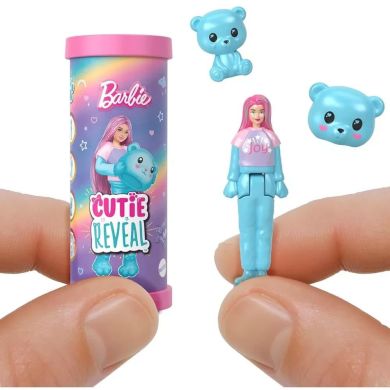 Мінілялечка-сюрприз Barbie Cutie Reveal серії Mini BarbieLand &ndash; мʼякі та пухнасті JCR15