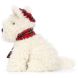 Мягкая игрушка Jellycat (Джелликет) новогодний Терьер Munro 21 см MUN3FSD