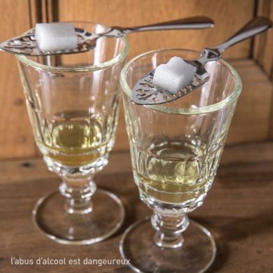 Набір для коктейлів La Rochere ABSINTHE (2 склянки 300 мл, ложка), 640501