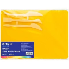Набор для лепки (дощечка 180х250 мм+ 3 стека), жел.Kite Classic Kite K-1140-08