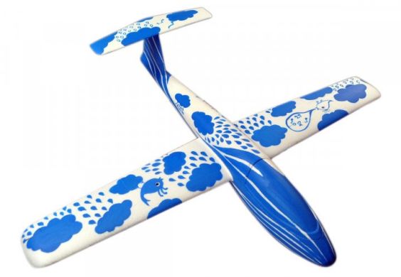 Набір літак-планер метательний J-Color Falcon 600 мм з комплектом фарб JC-30319