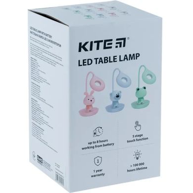 Настольная лампа LED с аккумулятором Froggy, зеленый Kite K24-492-3-4