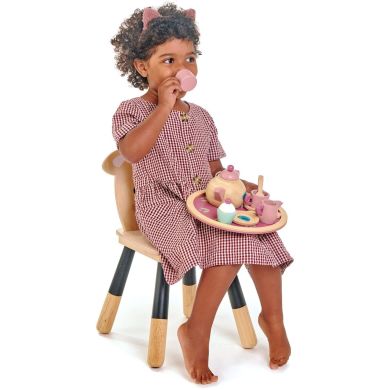 Обучающий игровой набор Tender Leaf Toys Чайный сервиз Птицы TL8239, Розовый